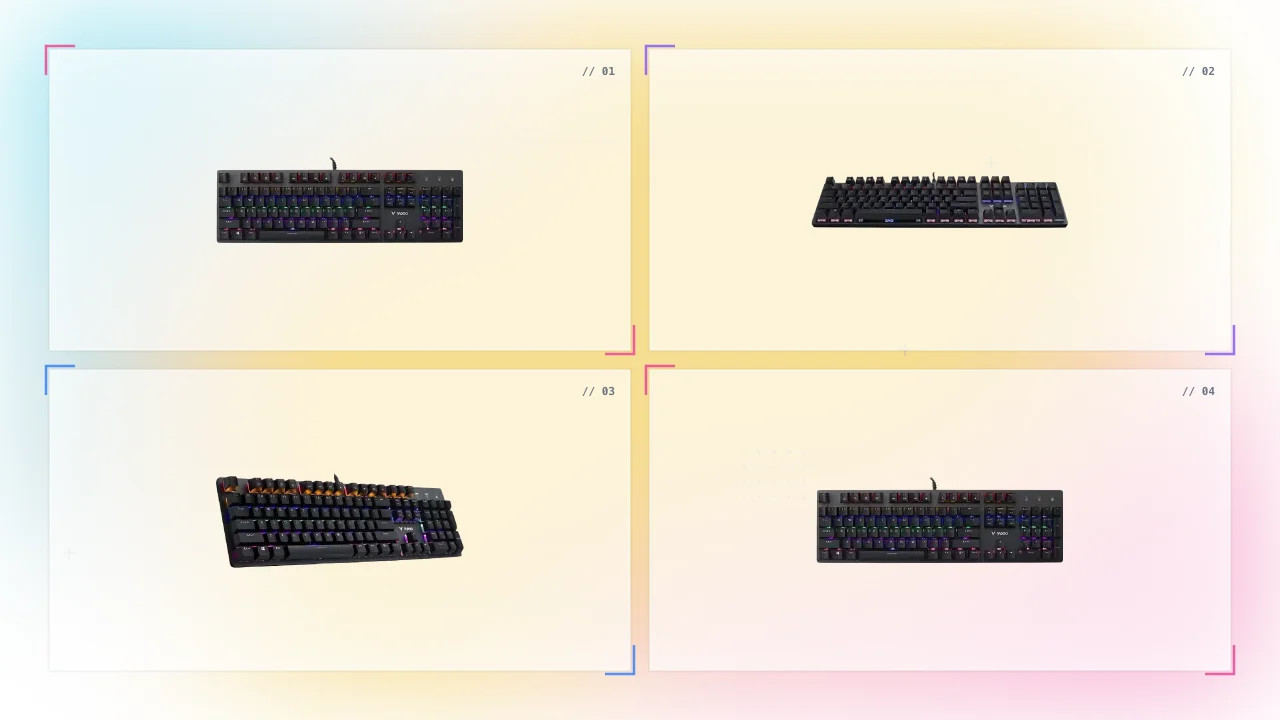 Rapoo V500SE Backlit in Oman Buy Mechanical Gaming Keyboard