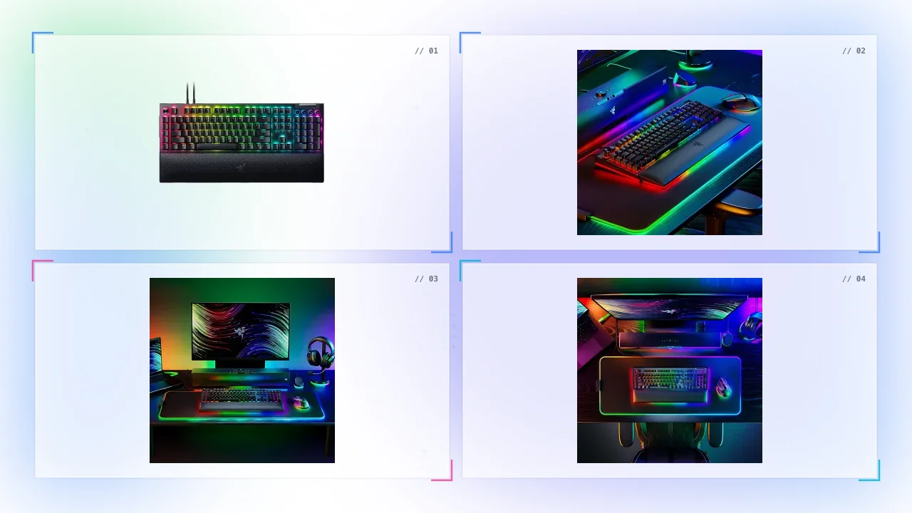 Razer BlackWidow V4 Pro RGB Keyboard Yellow Switch in Kuwait
