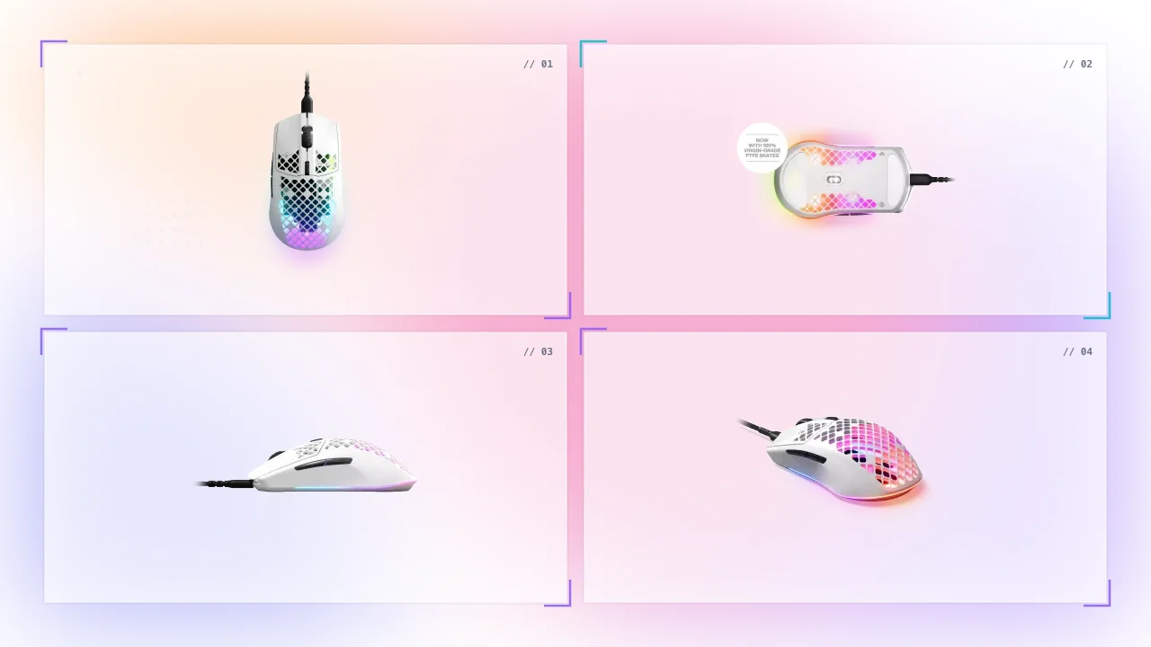 Aerox 3 (2022) Snow in Oman Buy Wireless Gaming Mouse