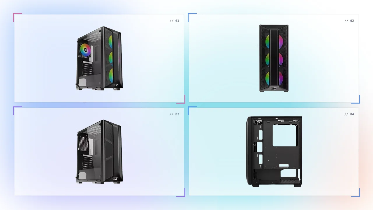 Xigmatek Trio in Oman Buy RGB Fans Gaming Case