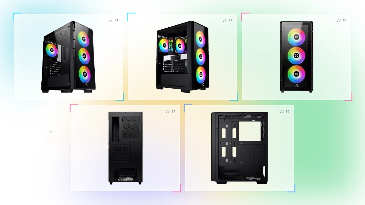 Xigmatek Elite 1 Tempered Glass Buy Gaming Case in United Arab Emirates