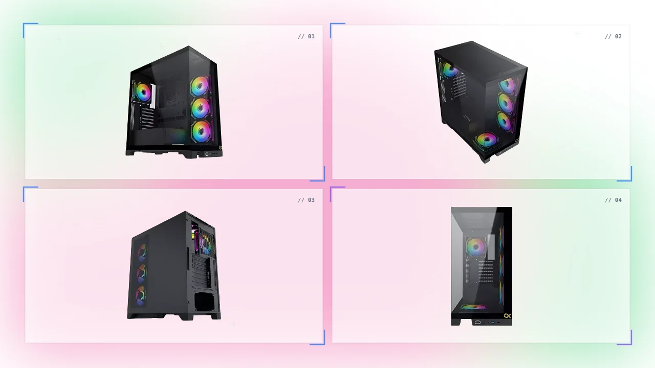 Xigmatek Endorphin Ultra TG RGB Mid-Tower Case in Oman