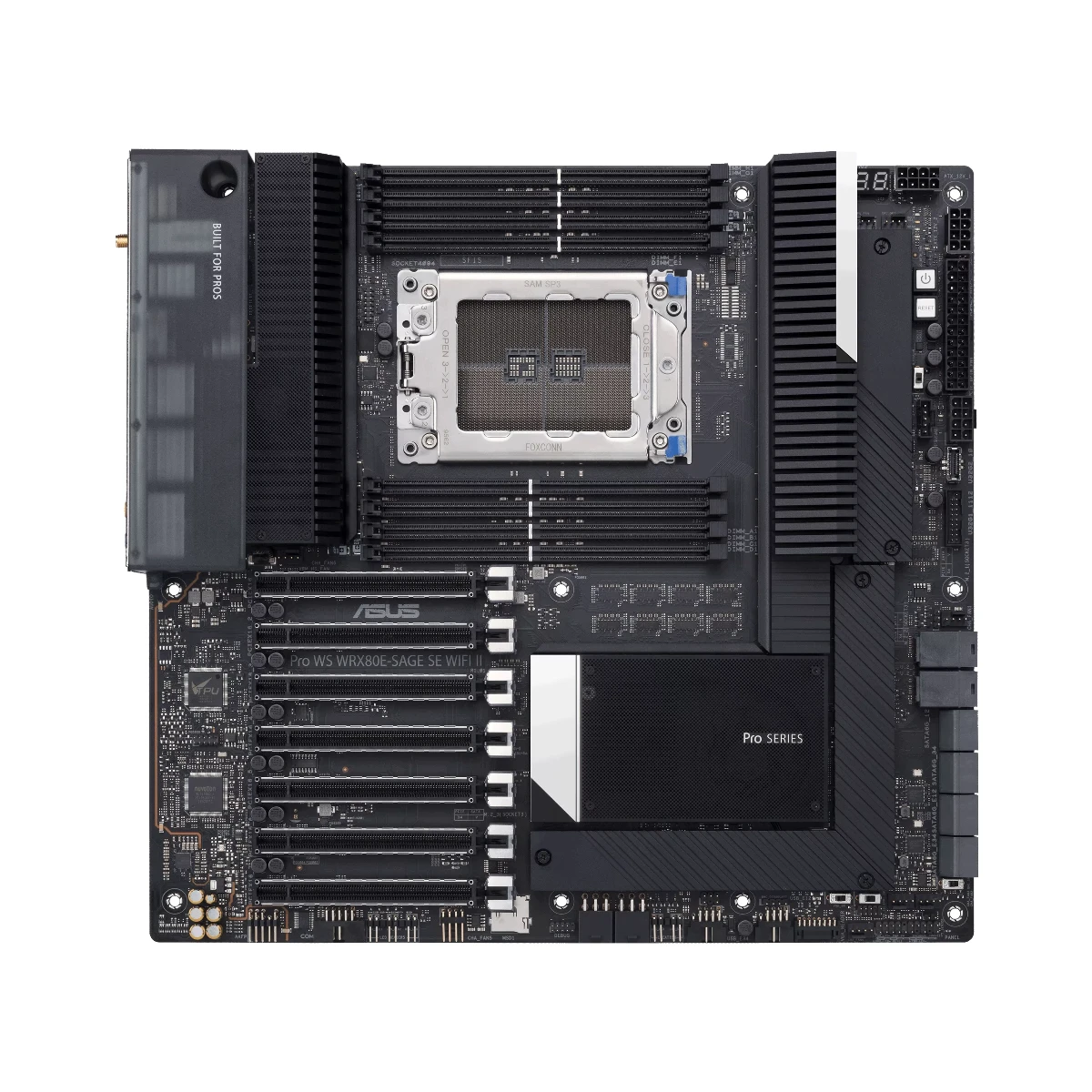 ASUS Pro WS WRX80E-SAGE SE WiFi II E-ATX Workstation Motherboard AMD Ryzen Threadripper PRO - 90MB1E60-M0EAY0