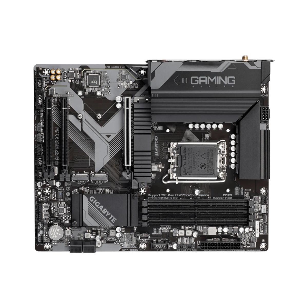 Gigabyte B760 Gaming X AX ATX Motherboard Intel LGA 1700 - B760-GAMING-X-AX view 4