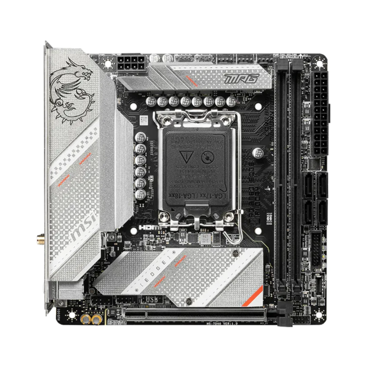 MSI MPG B760I EDGE WiFi DDR4 Mini-ITX Motherboard Intel LGA 1700 - 911-7D40-002 view 2
