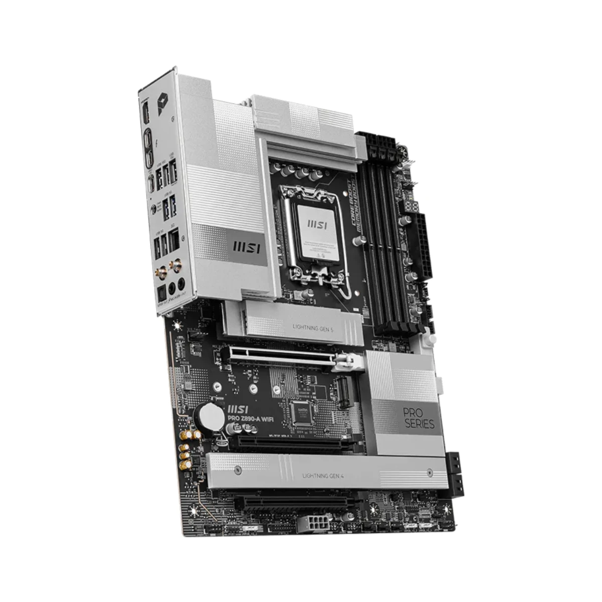 MSI PRO Z890-A WIFI LGA 1851 ATX Motherboard – White - 911-7E32-004 view 3
