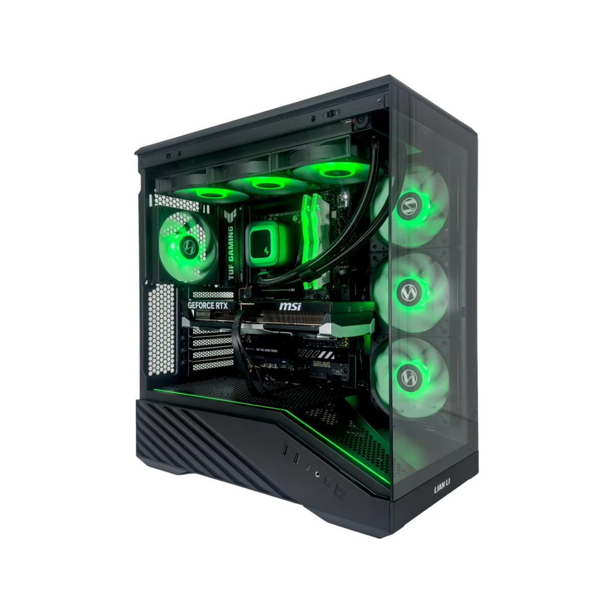Gaming PC Viridian (Ryzen 7 9800X3D, 32 GB DDR5 RAM, RTX 5080 16GB GPU)