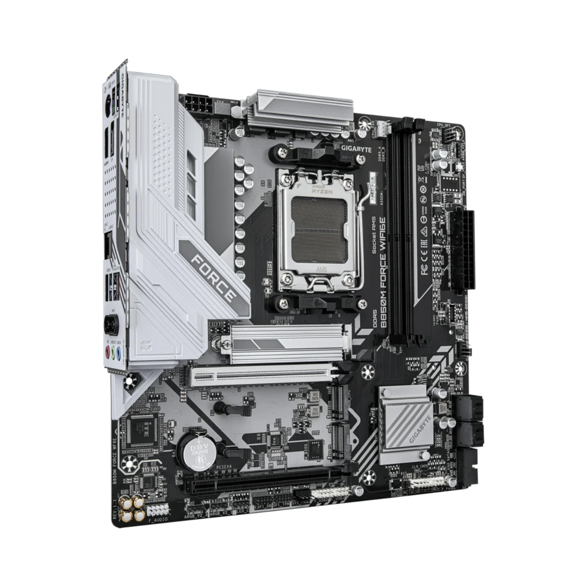 Gigabyte B850M FORCE WIFI6E AMD AM5 DDR5 Motherboard - Black | 9MB85MF6-00-G10 view 3