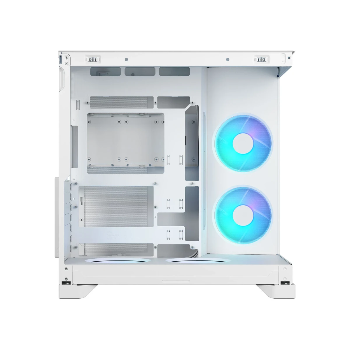 Fractal Pop 2 Vision RGB Dual-Chamber Mid-Tower TG EATX Case - White | FD-C-POV2A-03 view 2