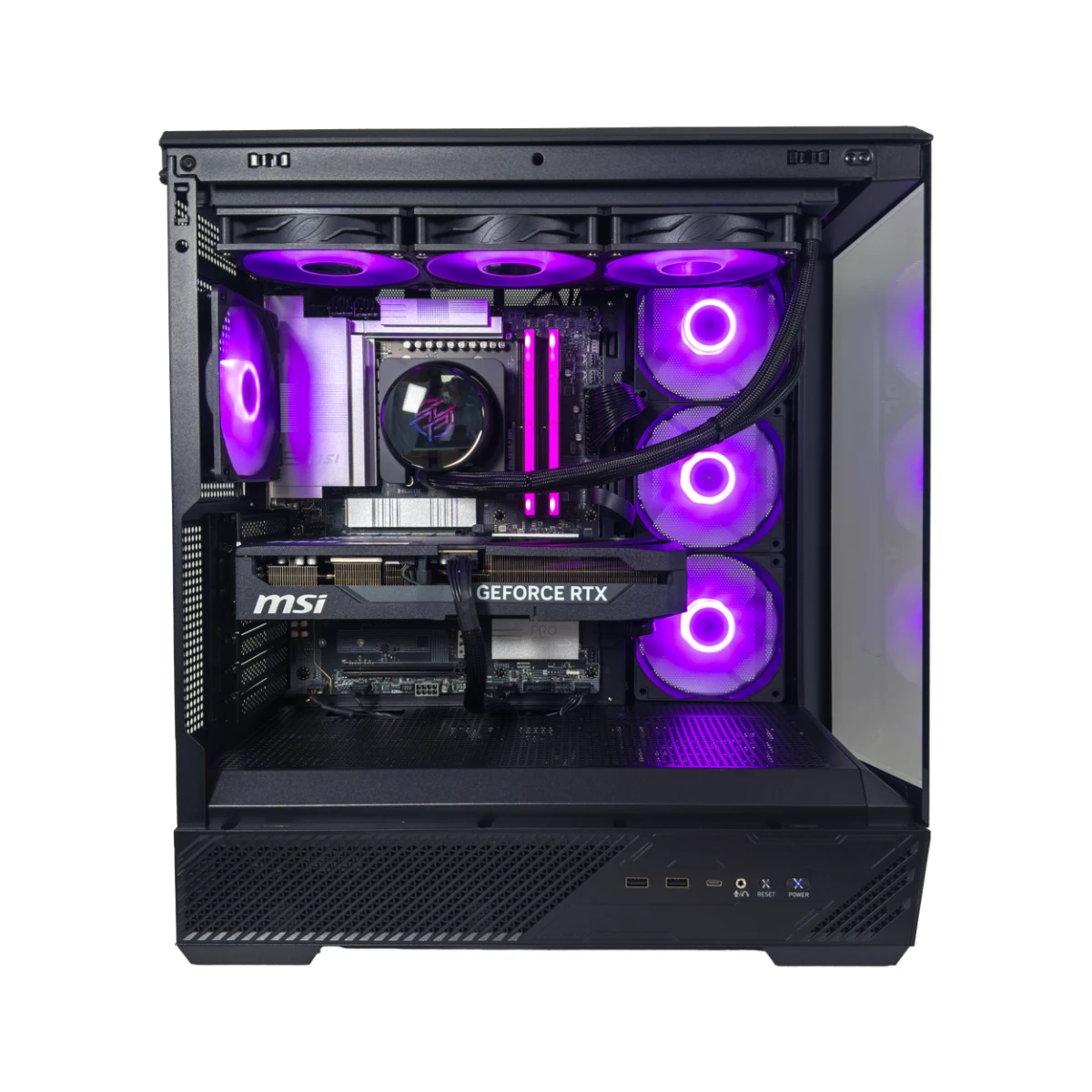 Gaming PC Quartz (Ryzen 7 9800X3D, 32 GB DDR5 RAM, RTX 5070 Ti 16GB GPU)  view 3