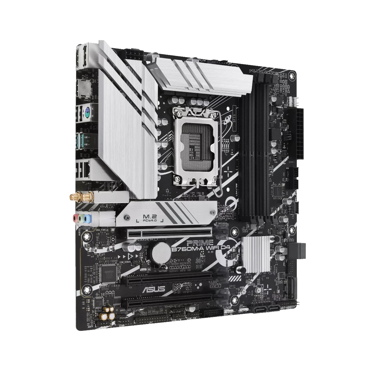 ASUS Prime B760M-A WiFi D4 Intel LGA1700 mATX Motherboard - 90MB1CX0-M0EAY0 view 2