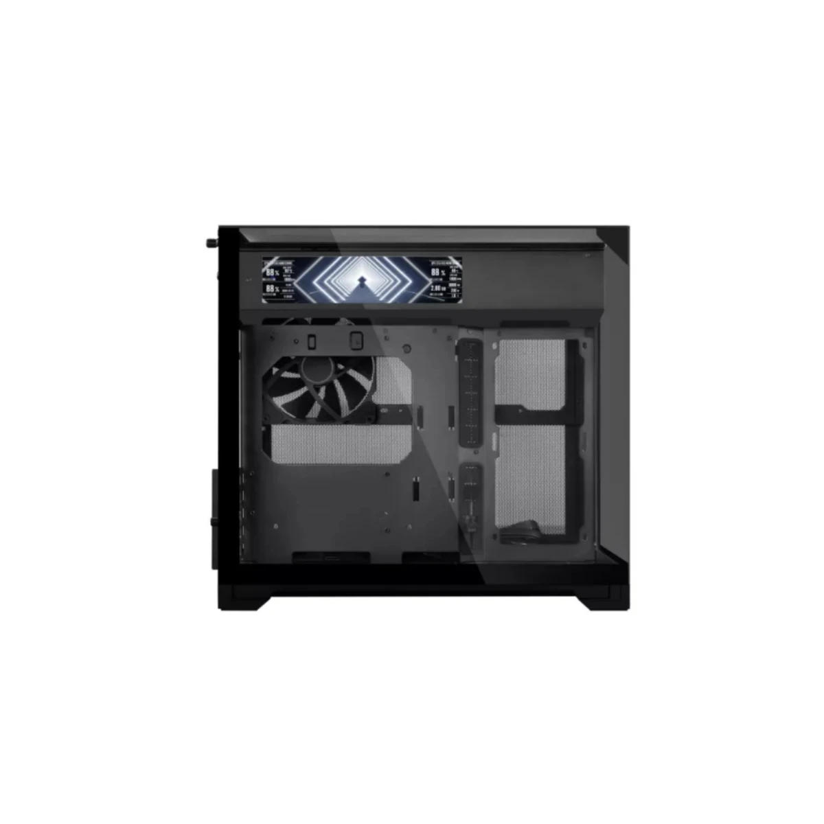 Lian Li O11 Vision-M Digital Dual-Chamber Case - Black | G99.O11VMDX.00 view 2