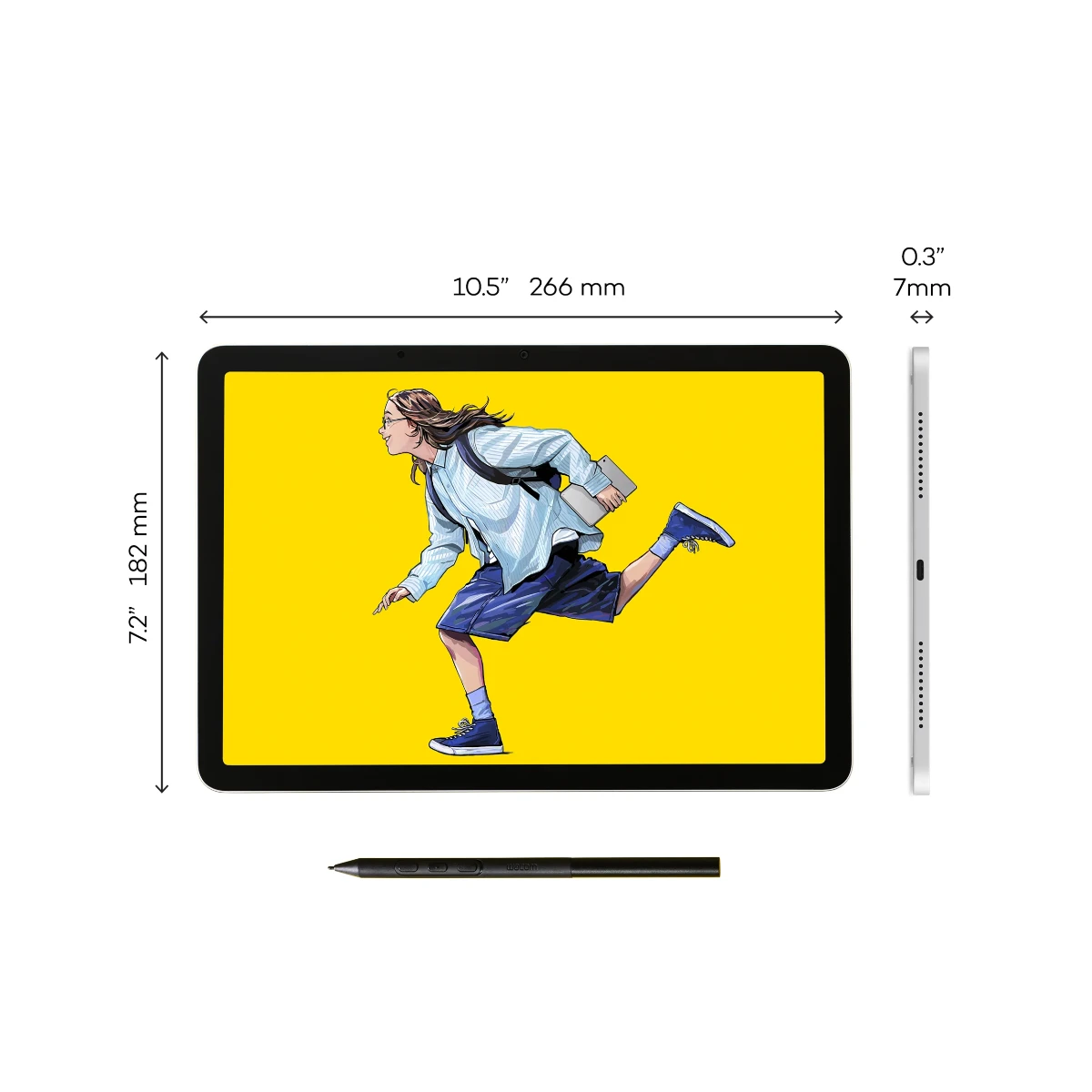 Wacom MovinkPad 11 Android 14 Drawing Pad - Gray | DTHA116CL0Z view 3