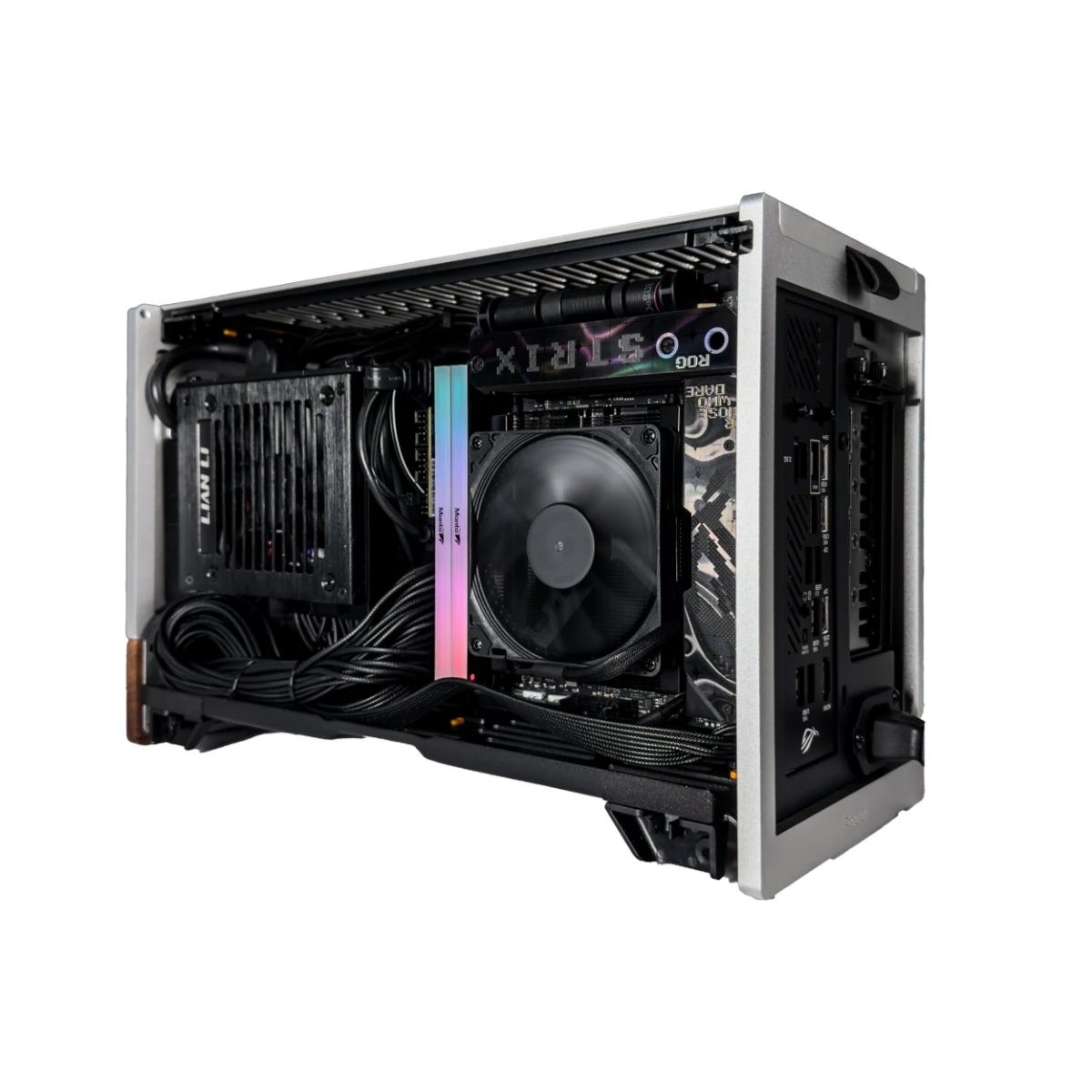 Gaming PC Pocket Dynamo (Ryzen 7 9800X3D, 32 GB DDR5 RAM, RTX 5070 12GB GPU) view 2