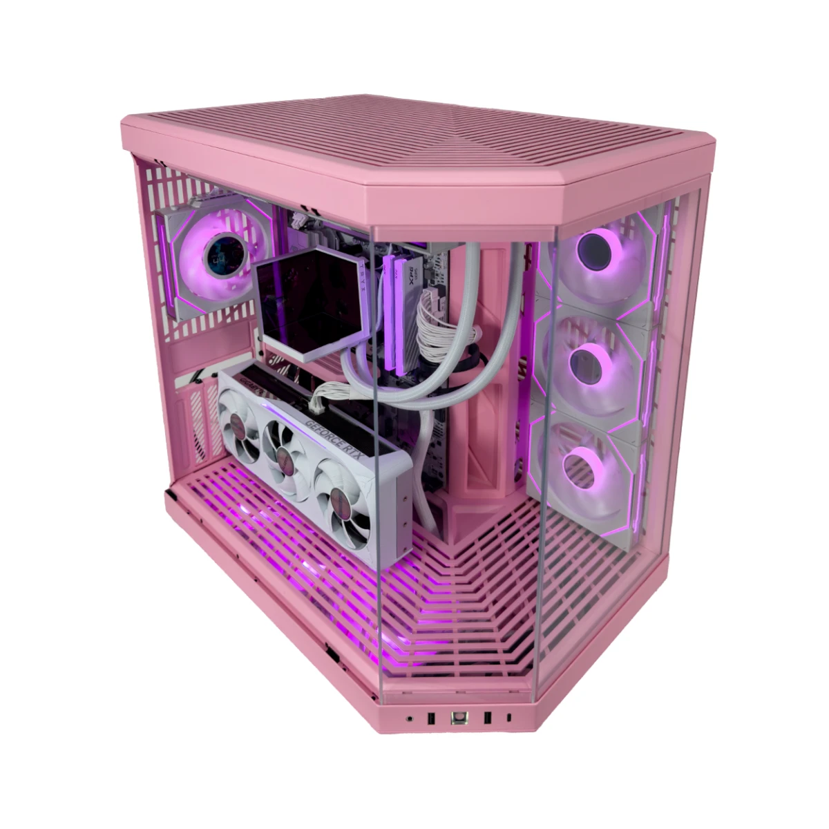 Gaming PC Pastel (Ryzen 7 9800X3D, 32 GB DDR5 RAM, RTX 5070 12GB GPU view 2