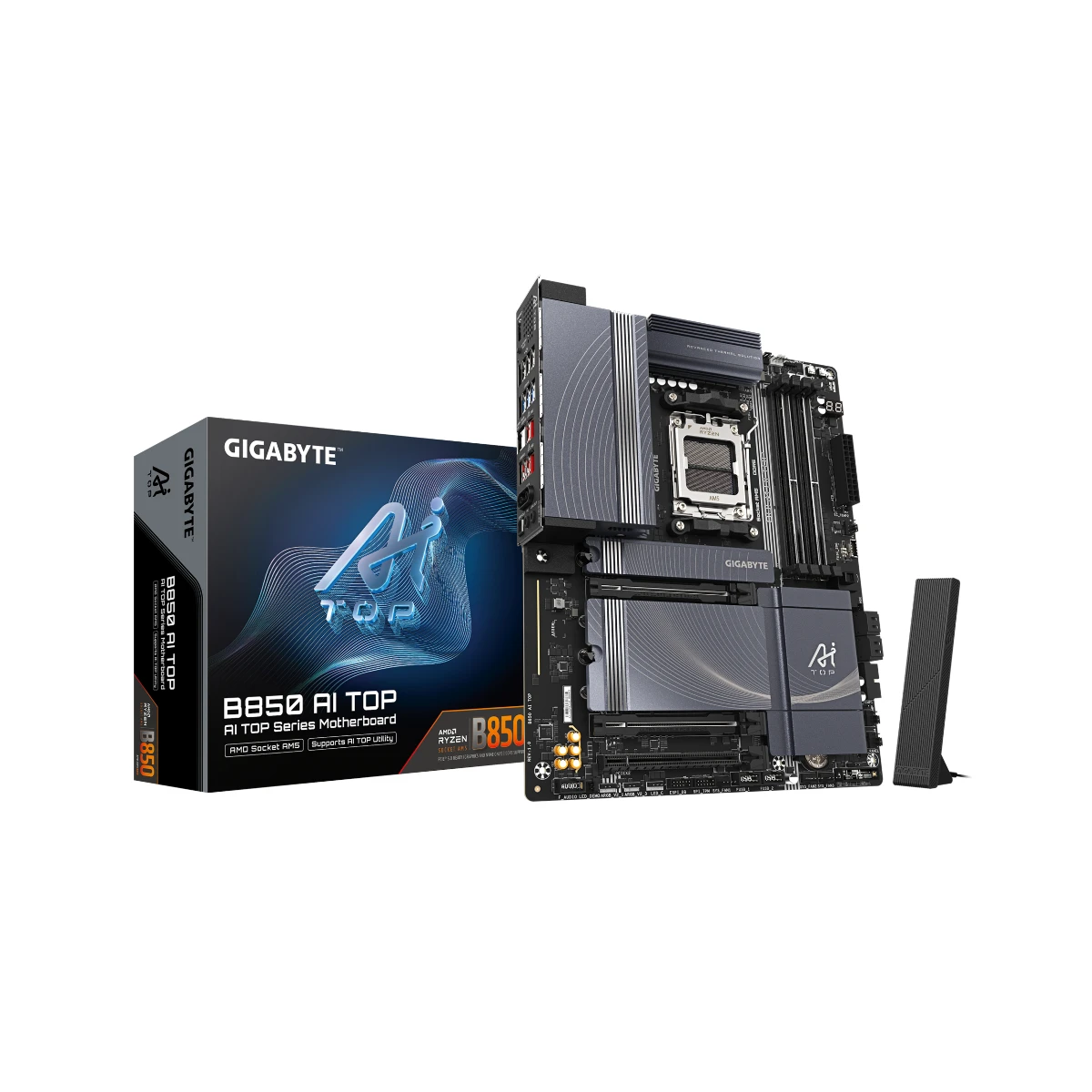 Gigabyte B850 AI TOP AM5 ATX Motherboard - B850-AI-TOP