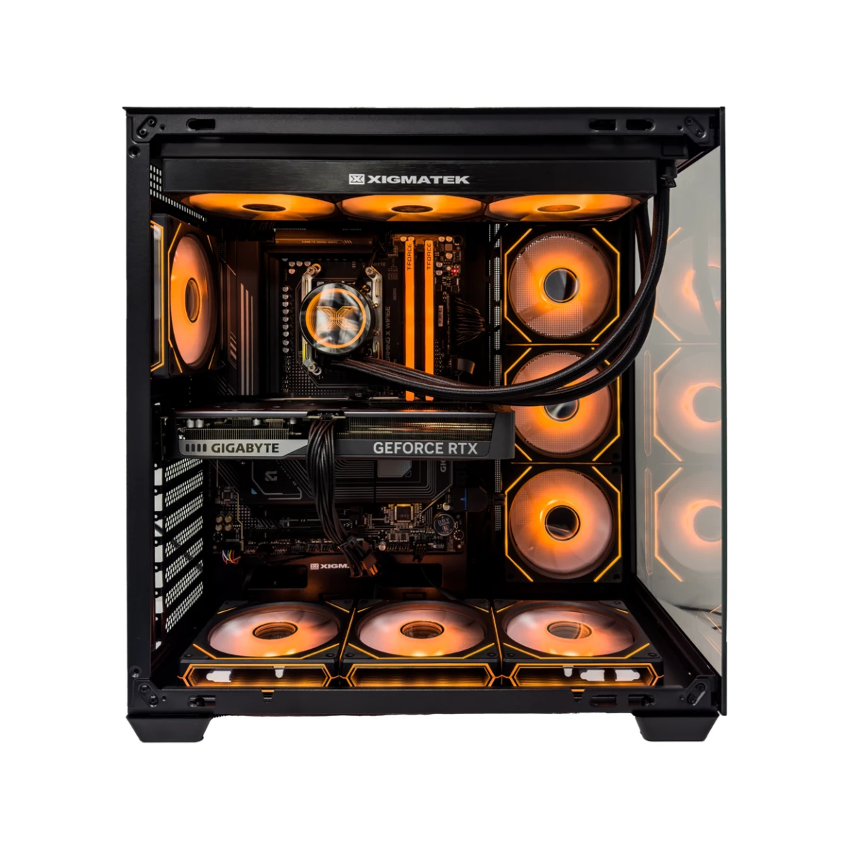 Gaming PC Solar Flare (Ryzen 5 9600X, 32 GB DDR5 RAM, RTX 5060 Ti 8GB GPU)