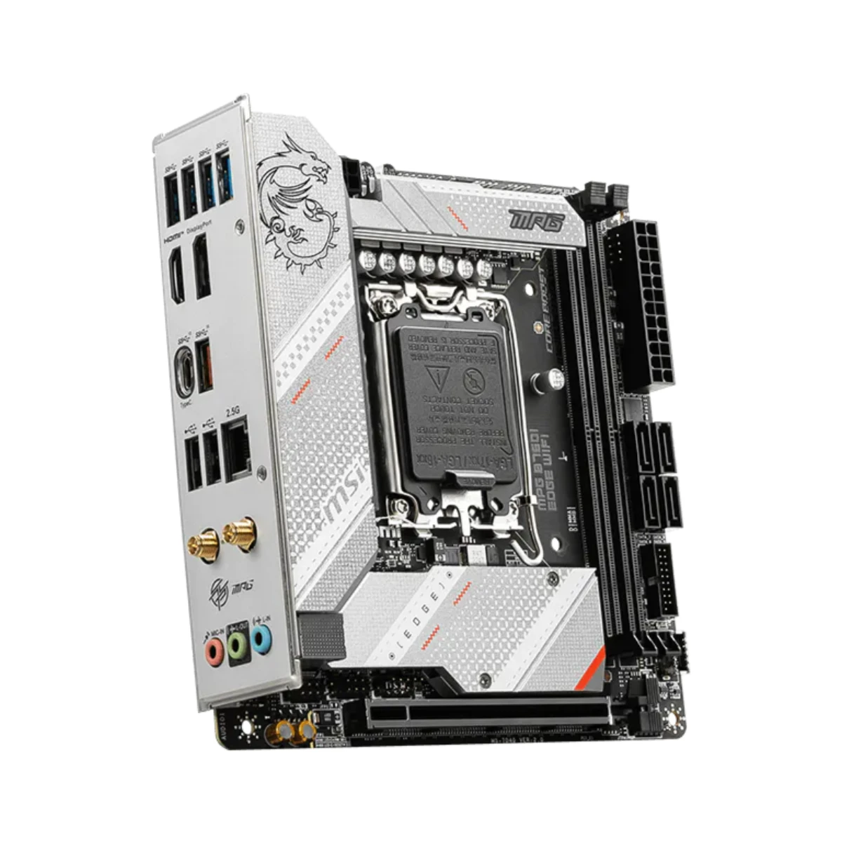 MSI MPG B760I Edge Wi-Fi DDR5 Mini-ITX Motherboard Intel LGA 1700 - 911-7D40-008 view 4