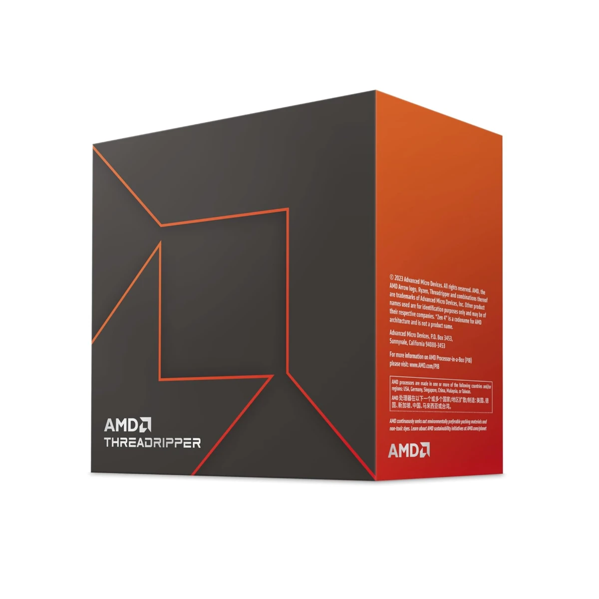 AMD Ryzen Threadripper 7970X 32-Core / 64-Thread 4 GHz Desktop Processor - High-Performance Workstation CPU - 100-100001351WOF