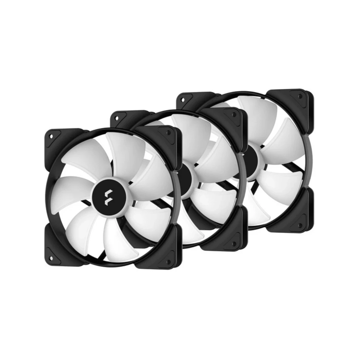 Fractal Design Aspect 14 RGB PWM 3-Pack Fans - Black | FD-F-AS1-1407 view 2