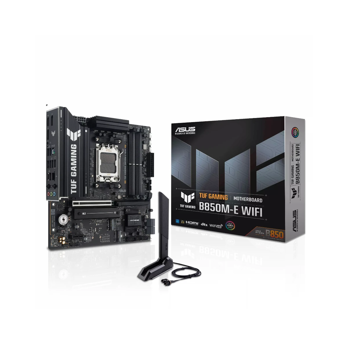 ASUS TUF GAMING B850M-E WIFI AM5 DDR5 PCIe 5.0 Micro-ATX Motherboard - 90MB1LS0-M0EAY0