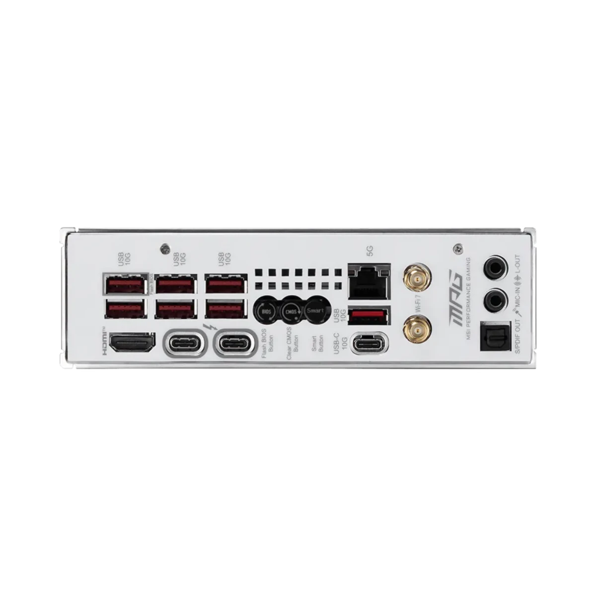 MSI MPG Z890I EDGE TI WIFI LGA 1851 Mini-ITX Gaming Motherboard – White - 911-7E33-004 view 4