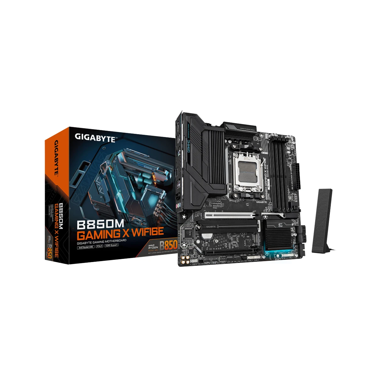 Gigabyte B850M GAMING X WIFI6E AM5 Micro-ATX Gaming Motherboard - B850M-GAMING-X-WF6E