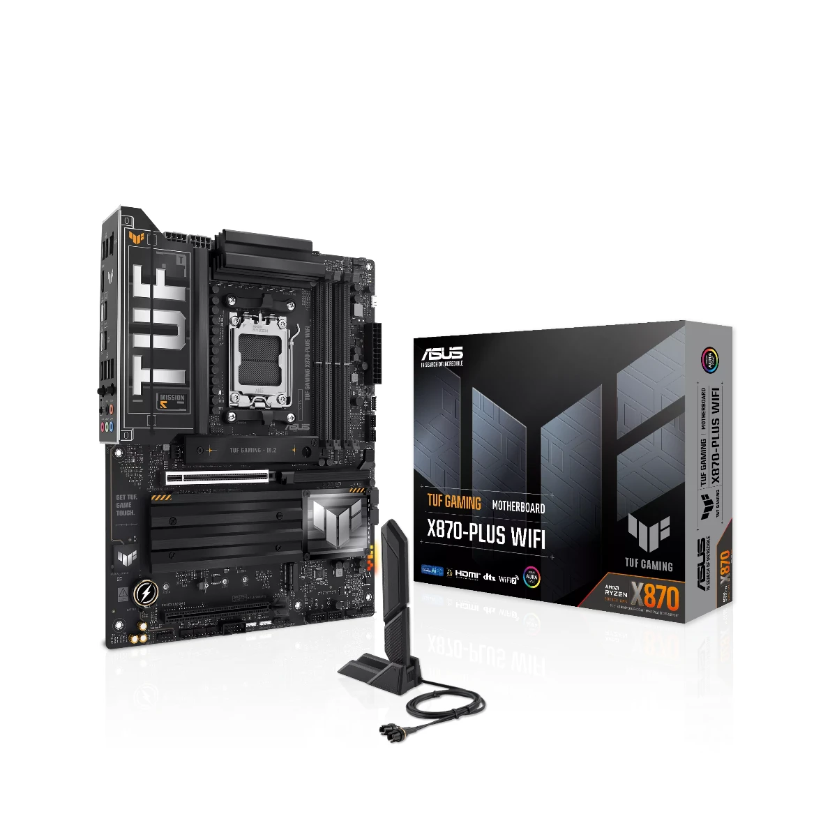 ASUS TUF GAMING X870-PLUS WIFI DDR5 AMD AM5 ATX Motherboard - 90MB1IU0-M0EAY0