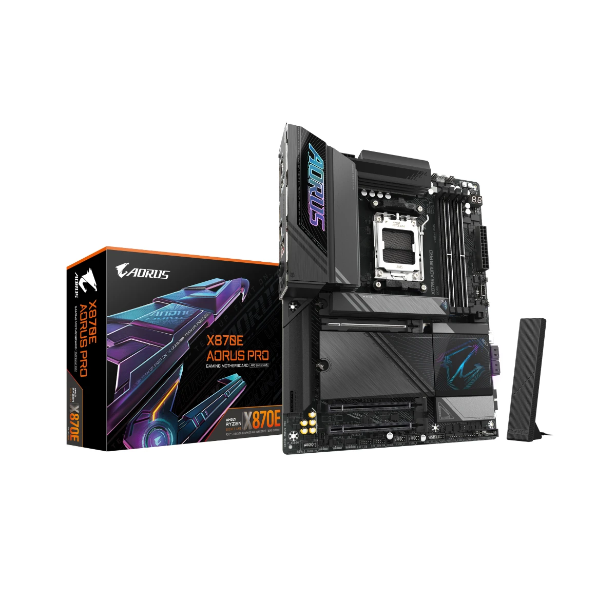 Gigabyte X870E AORUS PRO AM5 ATX Gaming Motherboard - 9MX87EPRO-00-G11