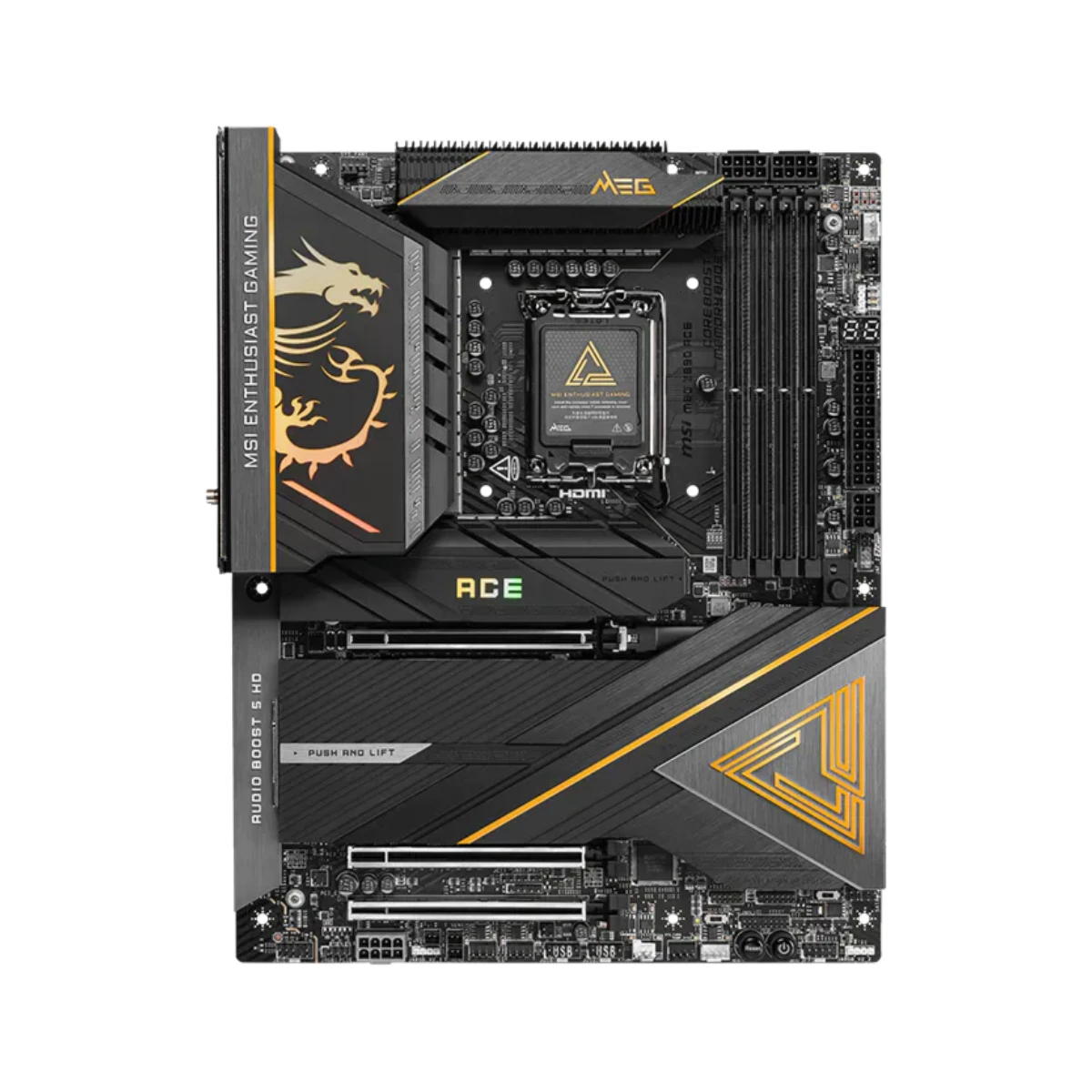 MSI MEG Z890 ACE DDR5 LGA 1851 ATX Motherboard – Black - 911-7E22-001 view 2