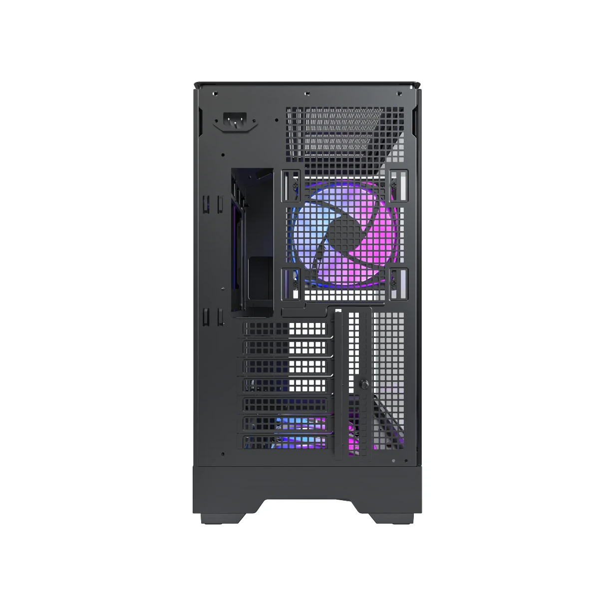 Montech KING 45 PRO Mid Tower Tempered Glass ARGB ATX Gaming Case - Black - KING45PROB view 4