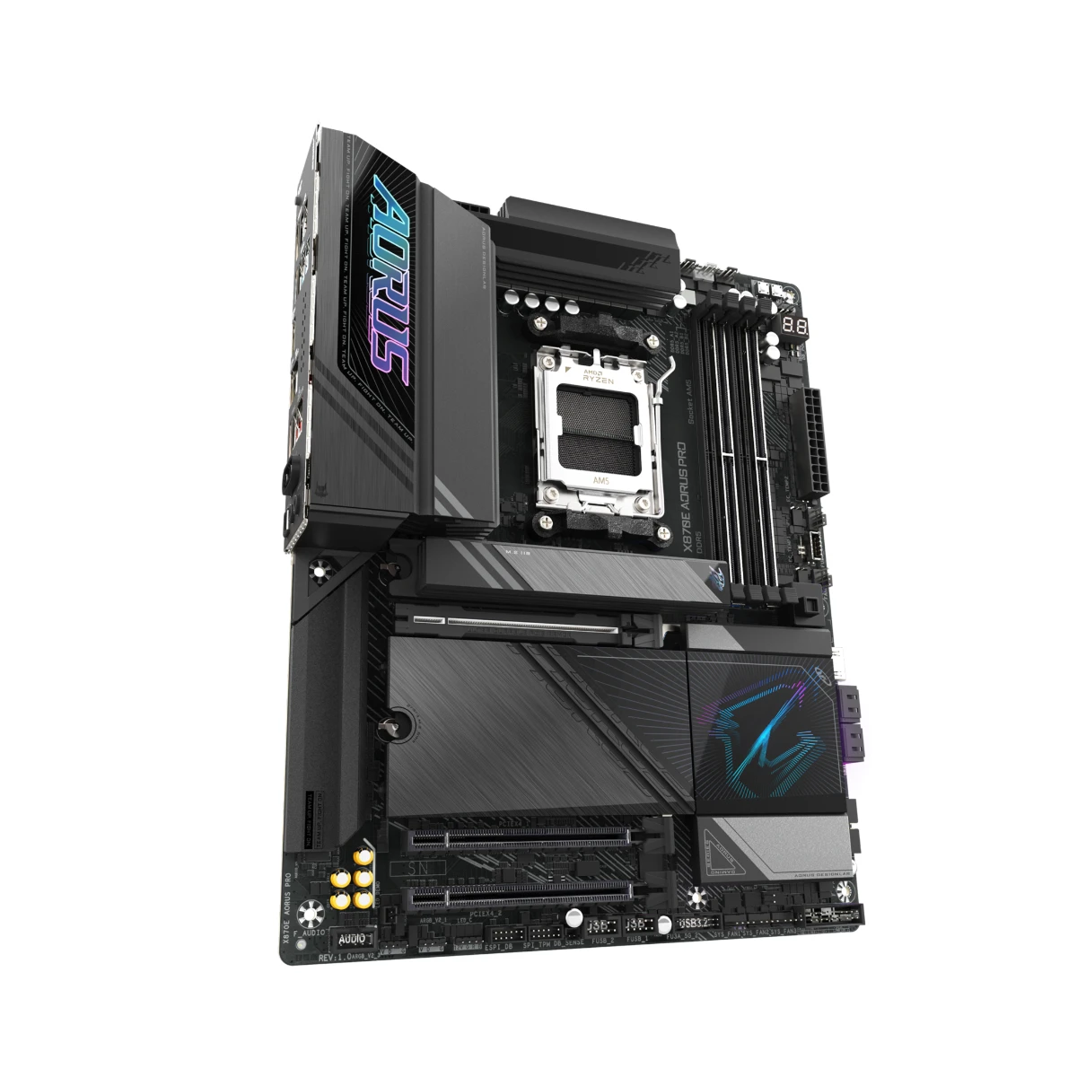 Gigabyte X870E AORUS PRO AM5 ATX Gaming Motherboard - 9MX87EPRO-00-G11 view 3