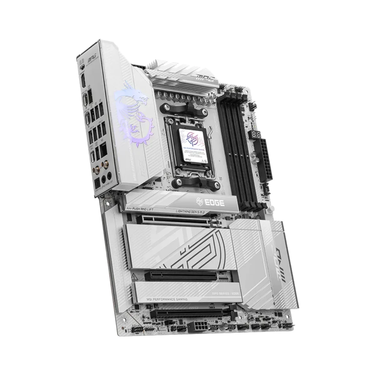MSI MPG X870E EDGE TI WIFI AM5 ATX Gaming Motherboard – White - 911-7E59-001 view 3