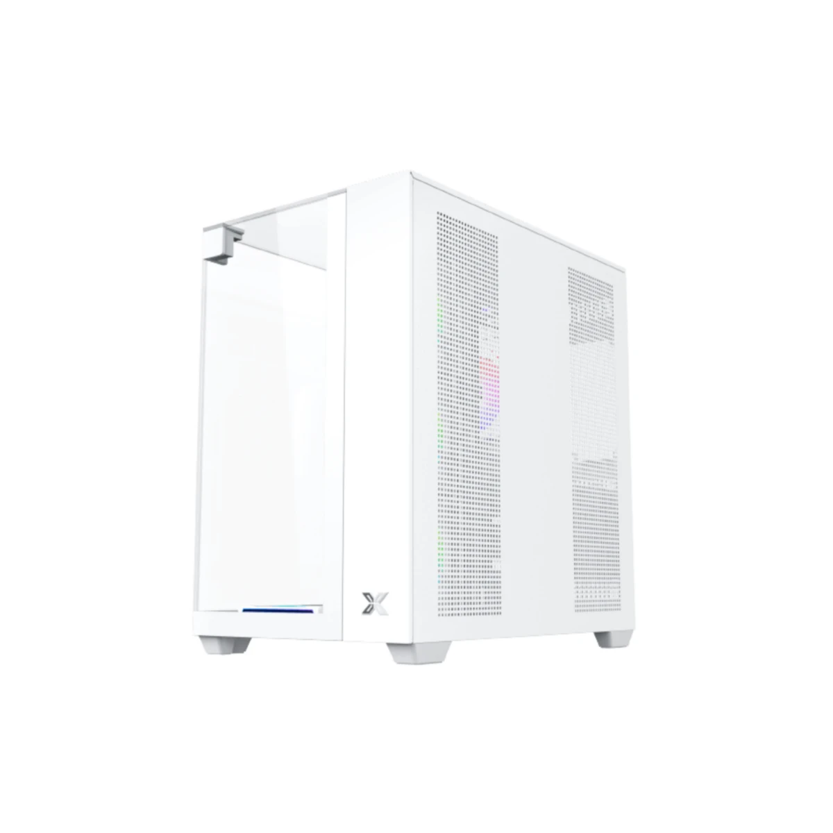 Xigmatek Aqua V Tempered Glass Mid-tower ATX Case - White | EN49088 view 4