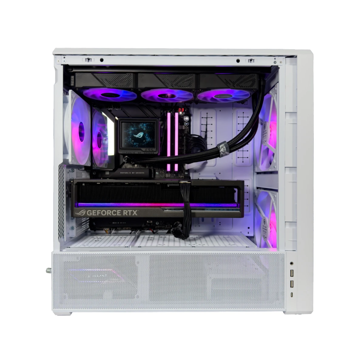 Gaming PC Spectre (Ryzen 9 9950X3D, 64 GB DDR5 RAM, RTX 5090 32GB GPU) view 3