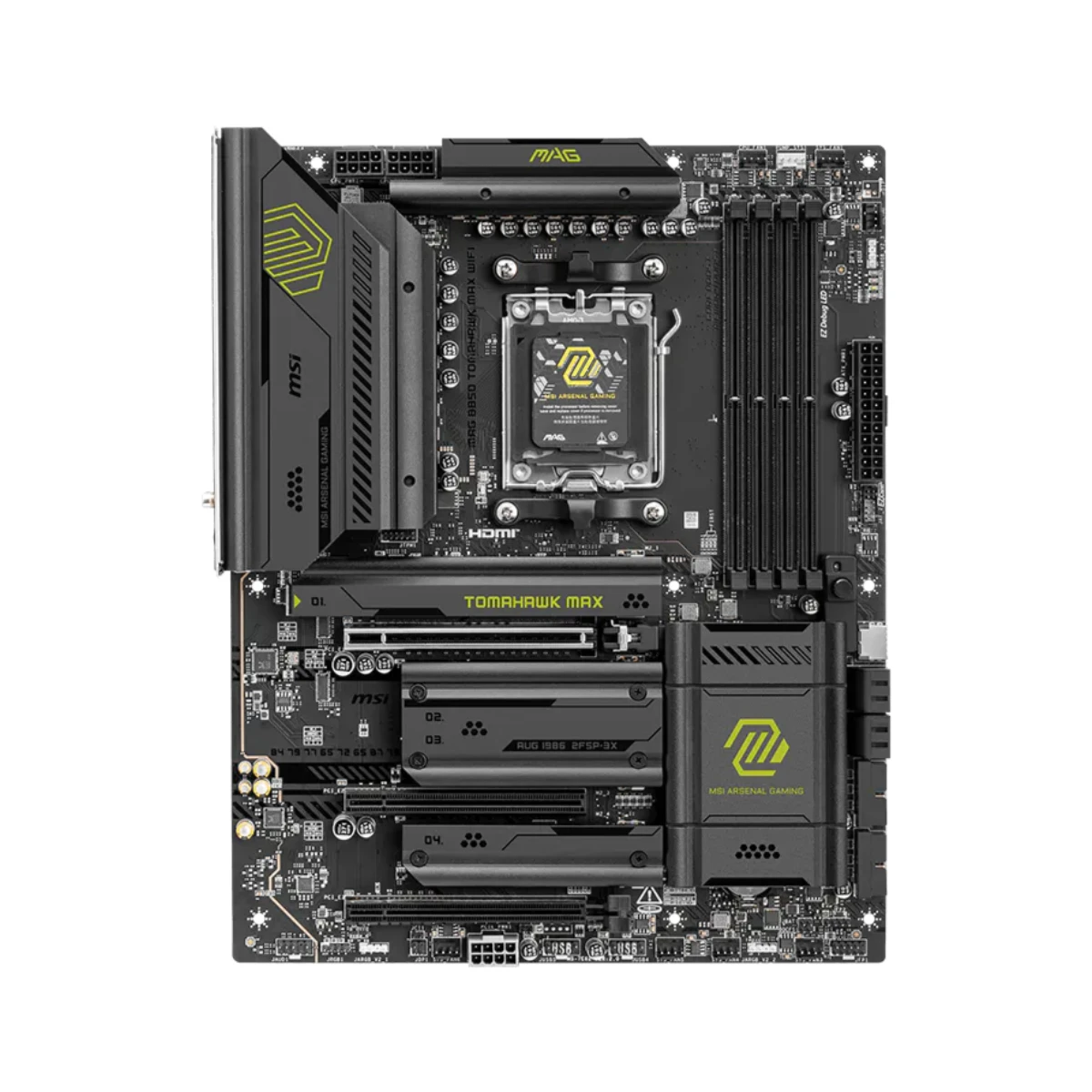 MSI MAG B850 TOMAHAWK MAX WiFi AMD AM5 ATX Motherboard - 911-7E62-002 view 2