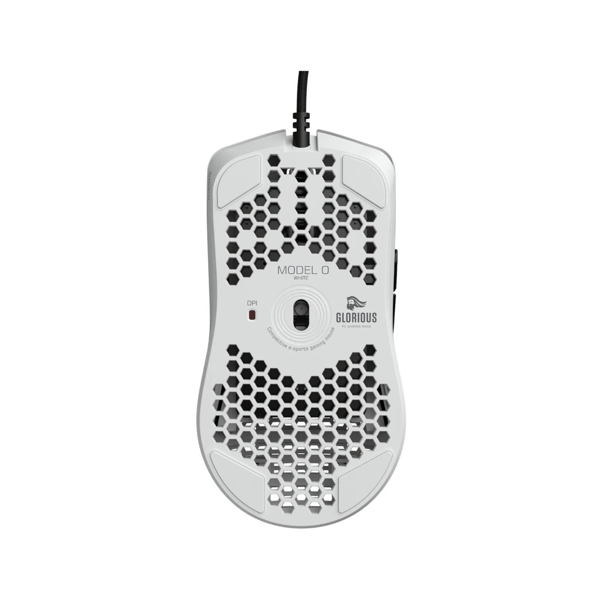 Glorious Model O 12000 DPI RGB Led Gaming Mouse - Matte White - GO-WHITE view 4