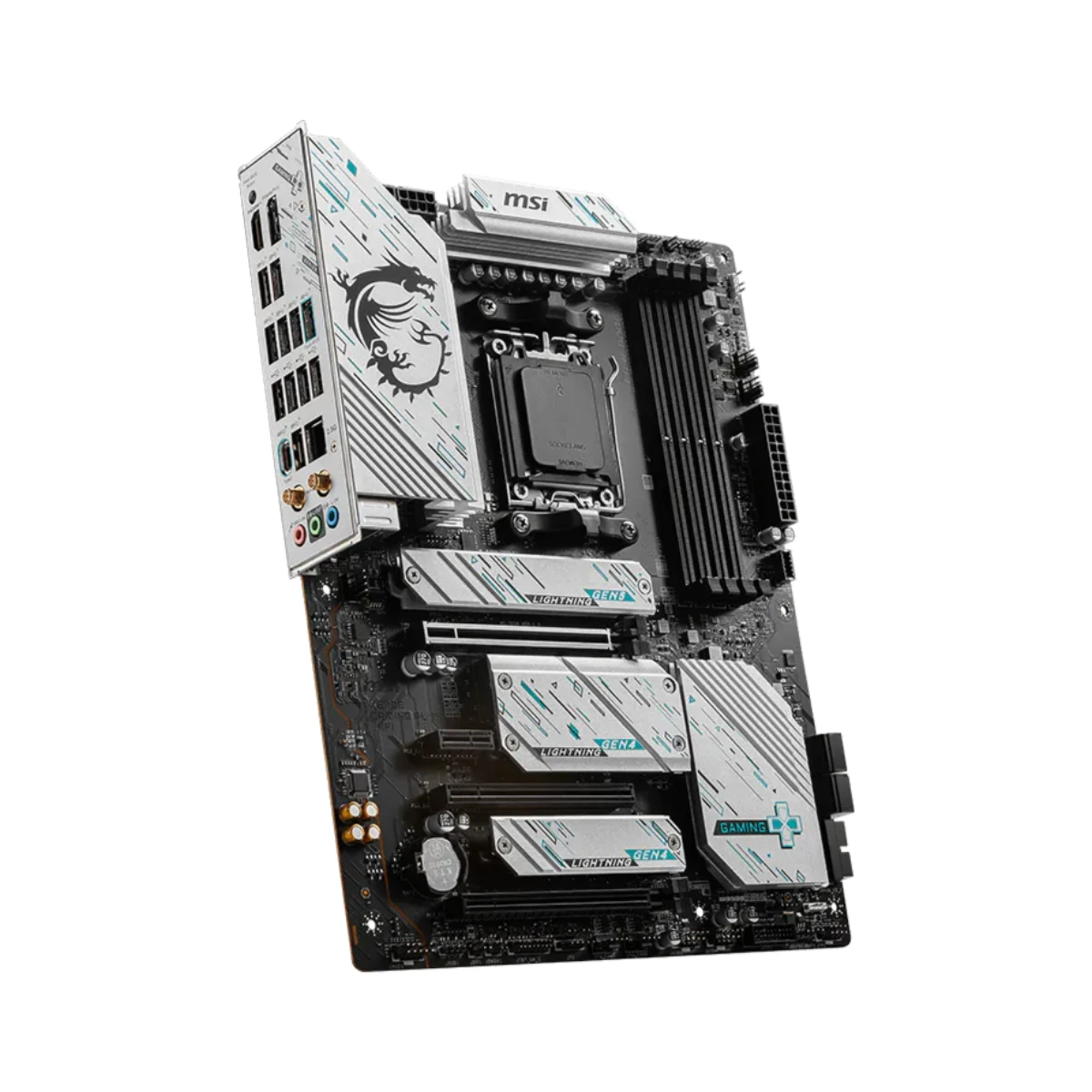 MSI X670E Gaming Plus WIFI DDR5 AM5 ATX Motherboard – White - 911-7E16-003 view 4