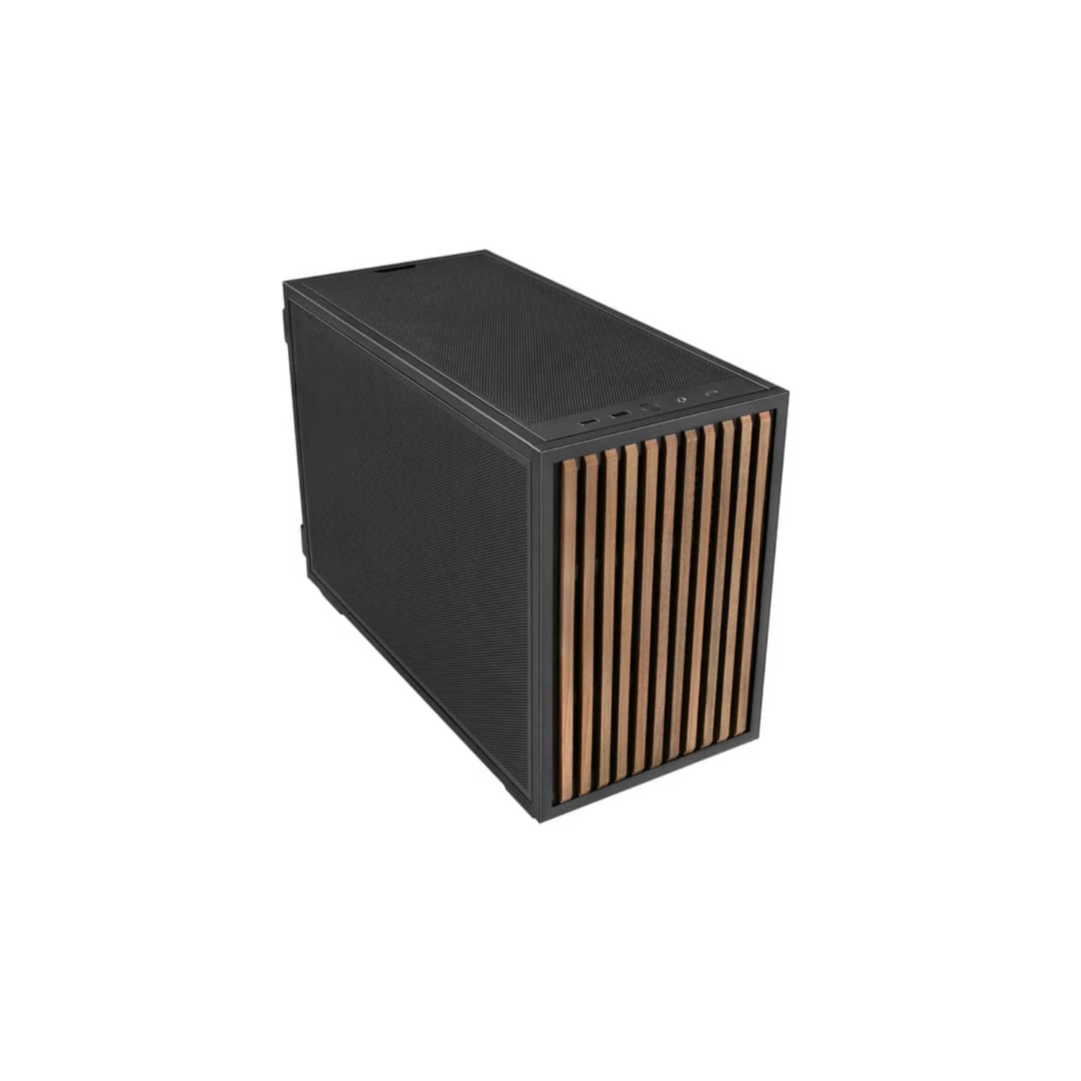 Lian Li B4 Min-Tower mATX Wood Case - Black | G99.B4X-WD.00 view 2