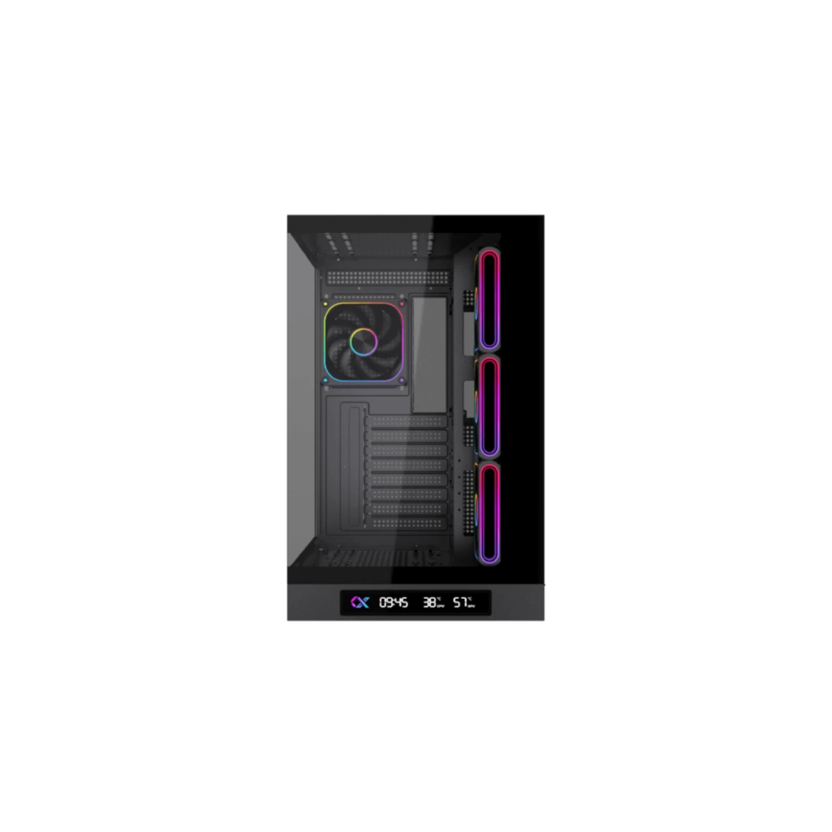 Xigmatek Cloud DGT Tempered Glass E-ATX Case - Black | EN49613 view 3