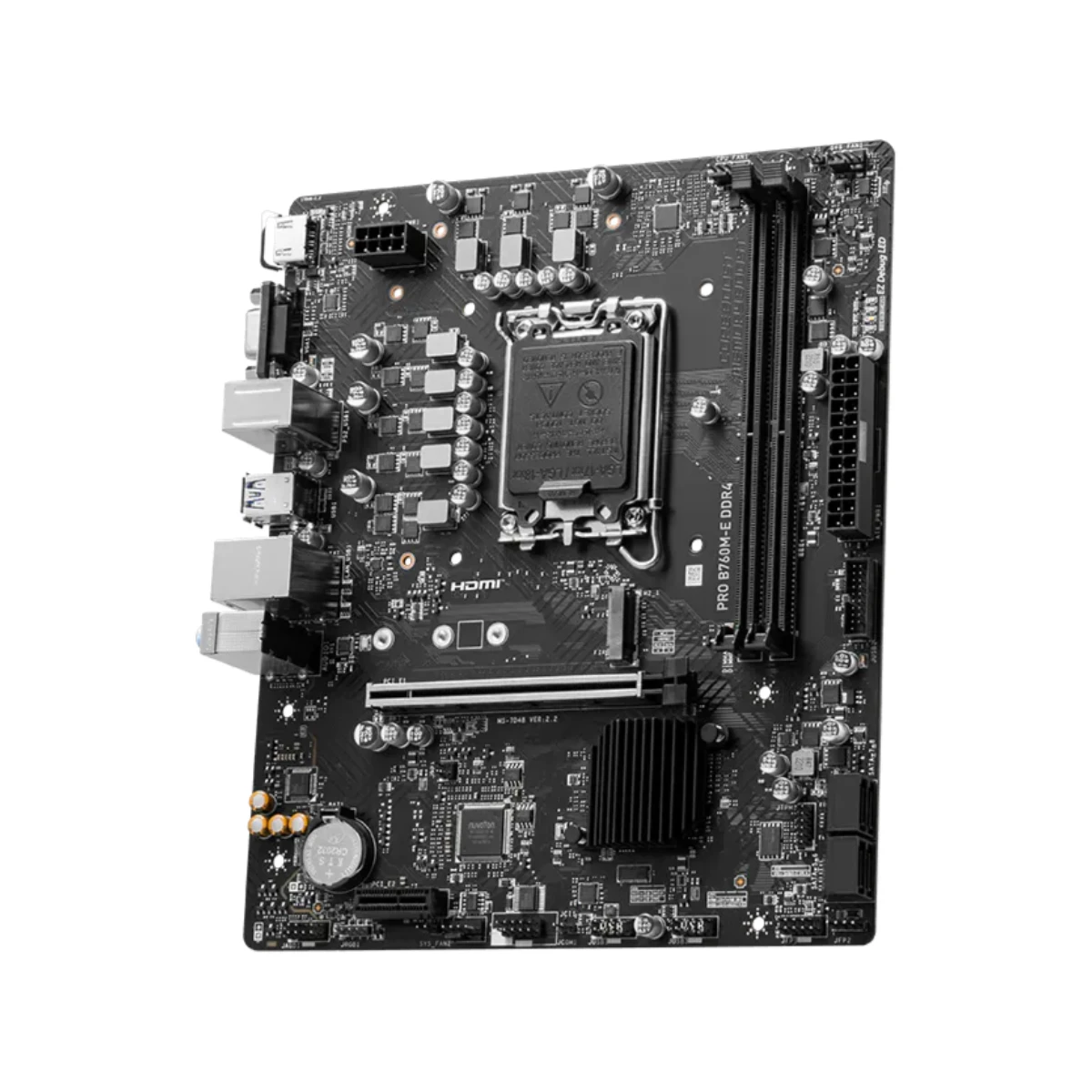 MSI PRO B760M-E DDR4 Micro-ATX Motherboard Intel LGA 1700 - 911-7D48-013 view 3