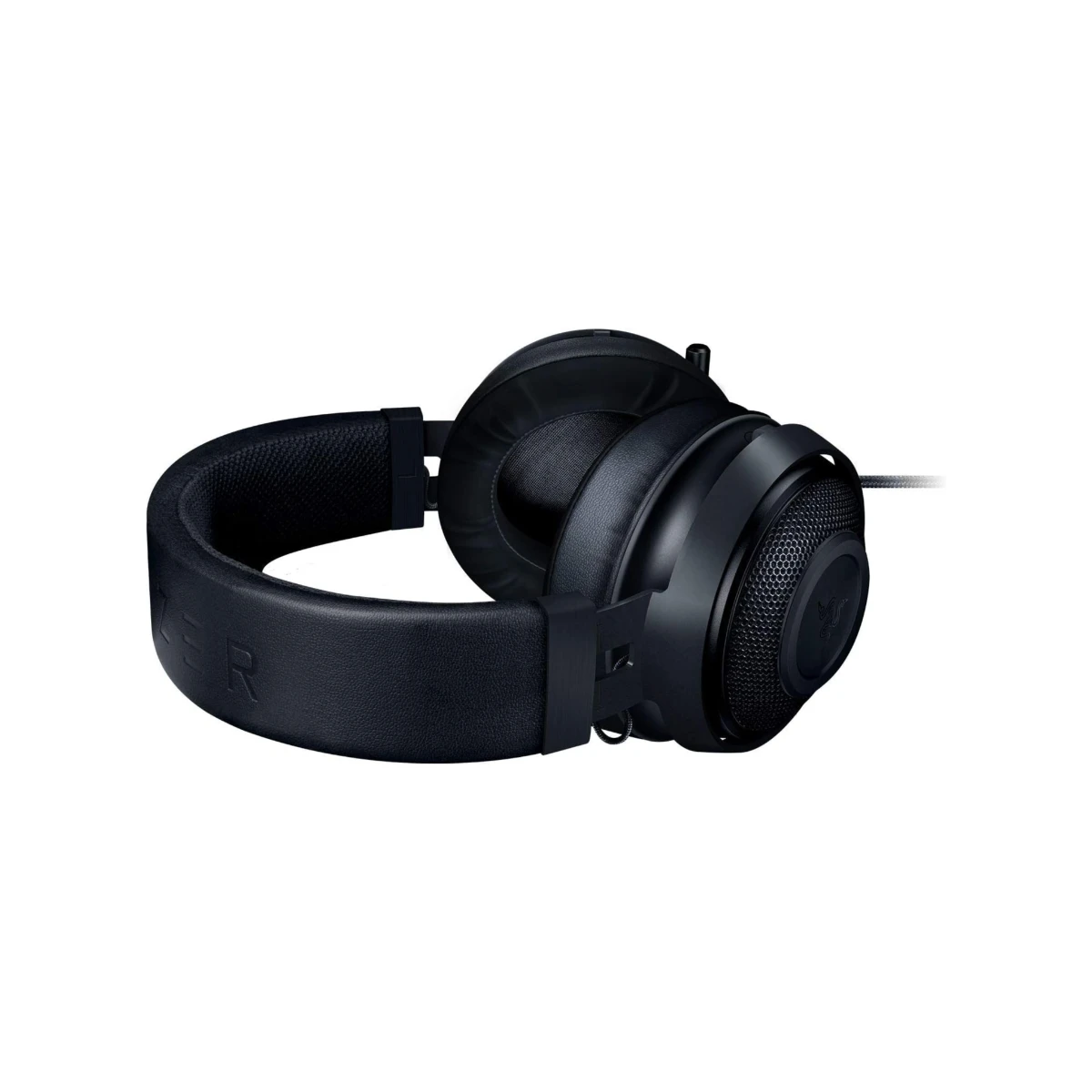Razer Kraken Black Wired Gaming Headset - Black (Stereo Sound, 50mm Drivers, Cooling Gel Ear Cushions, Retractable Noise-Canceling Microphone, RGB Lighting) - RZ04-02830100-R3M1 view 3