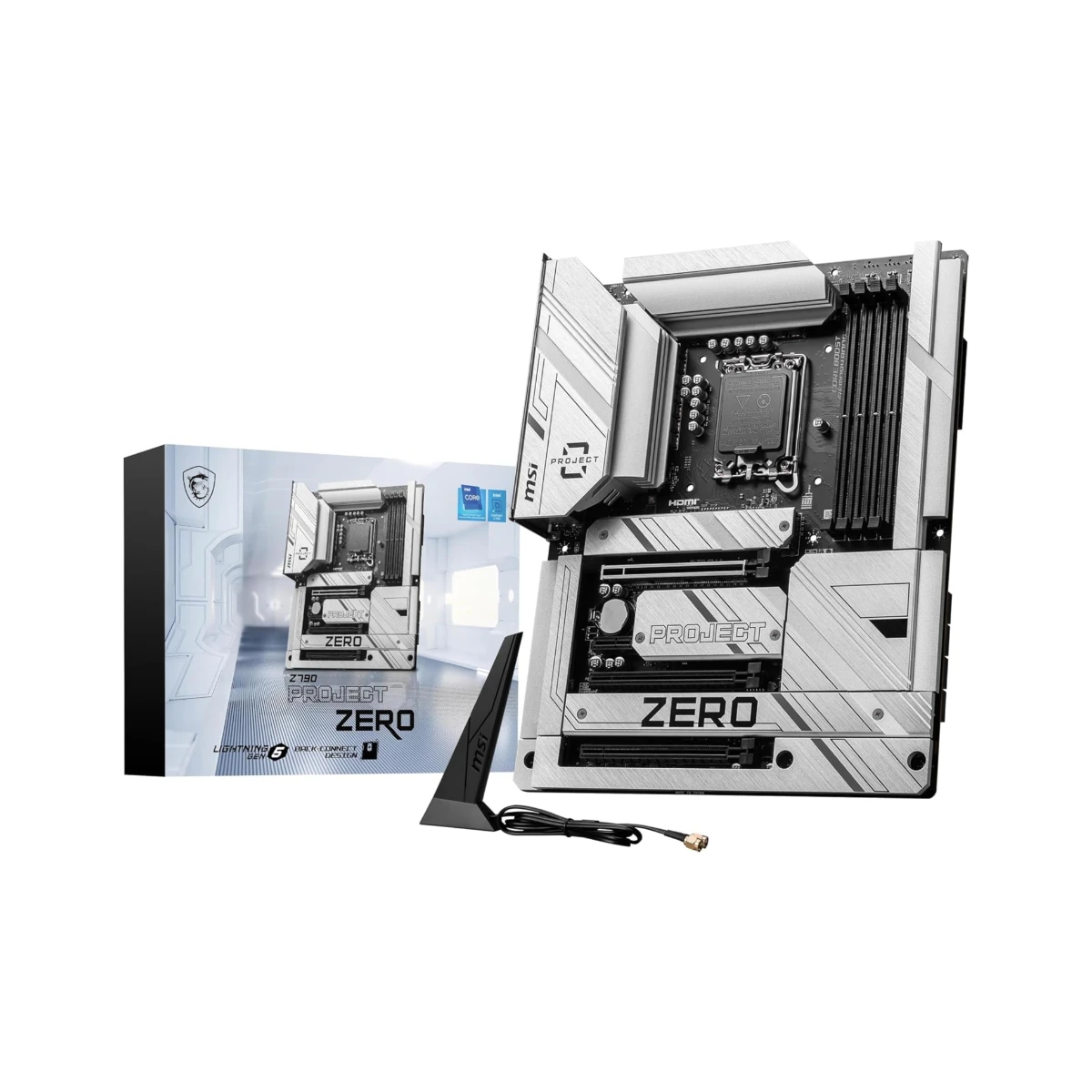 MSI Z790 PROJECT ZERO DDR5 LGA 1700 ATX Motherboard - 911-7E23-001