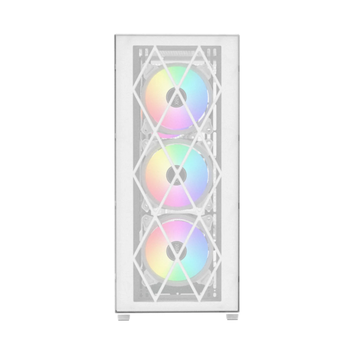 XANDER VELOX MAX Mesh Front ARGB E-ATX Case - White | WCE0627 view 2