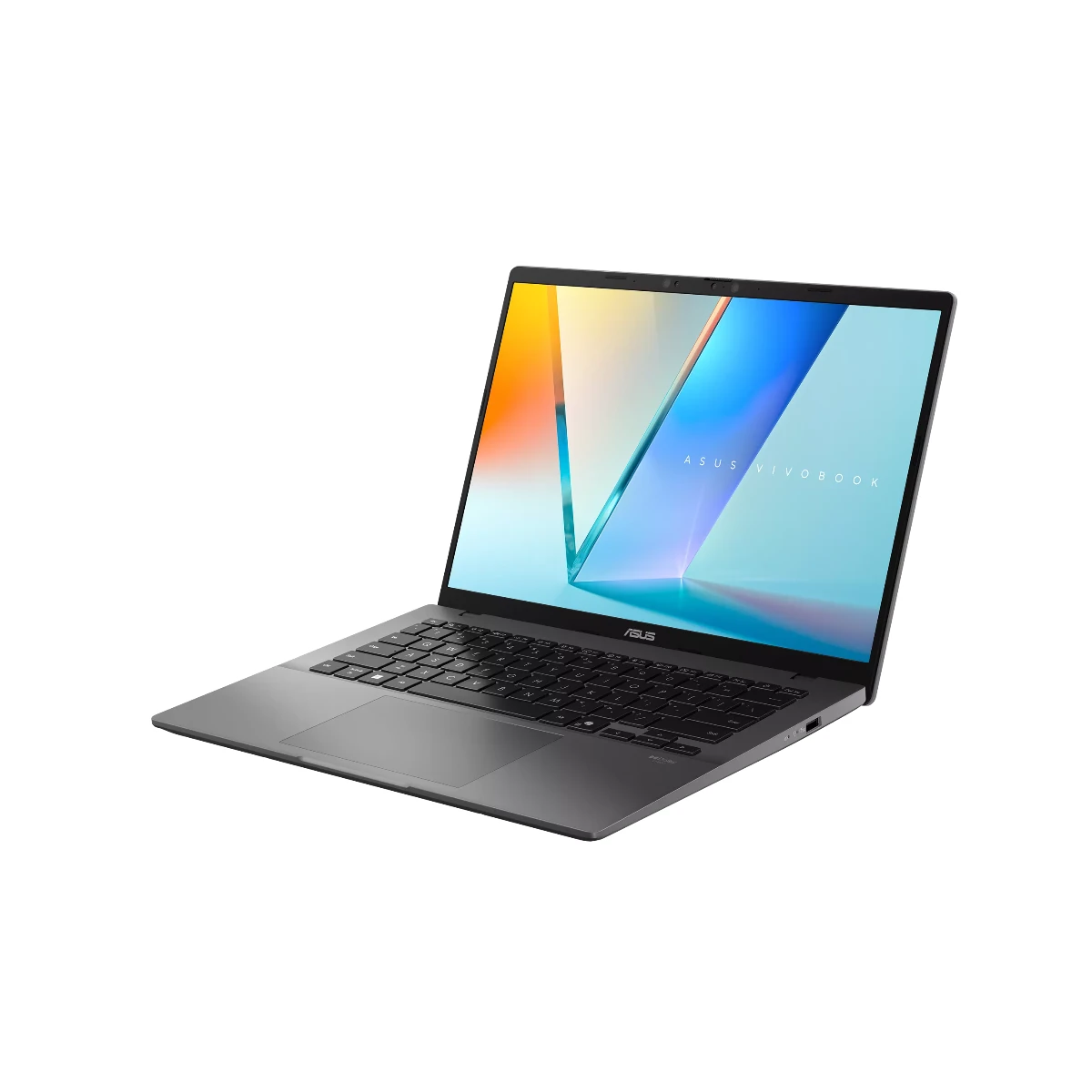 ASUS Vivobook S14 Laptop (Qualcomm Adreno GPU, Snapdragon X X1 26 100, 16GB RAM, 1TB SSD, 14.0" WQXGA, Windows 11 Home (ARM), Matte Gray) - S3407QA-KP014W view 2