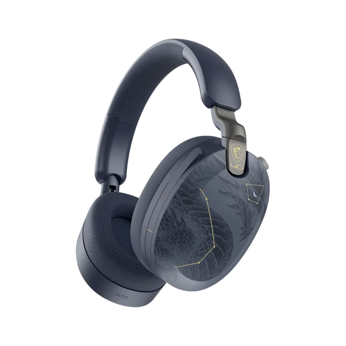 MSI MAESTRO WIRELESS DRACO EPIC EDITION Gaming Headset - Black |  OS3-8ZC9007-000 view 3