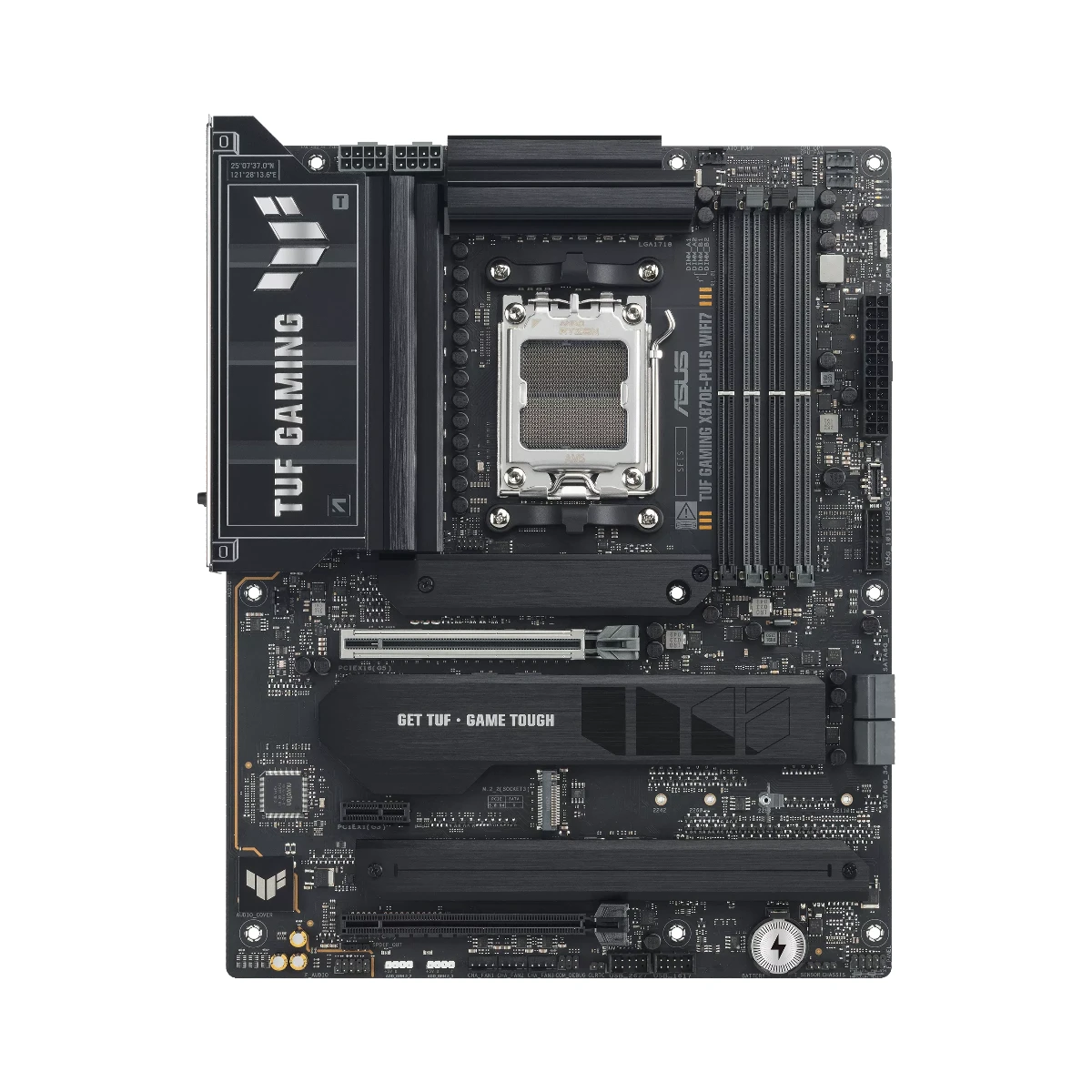 ASUS TUF GAMING X870E-PLUS WIFI7 AM5 DDR5 PCIe 5.0 ATX Motherboard - 90MB1M70-M0EAY0 view 2