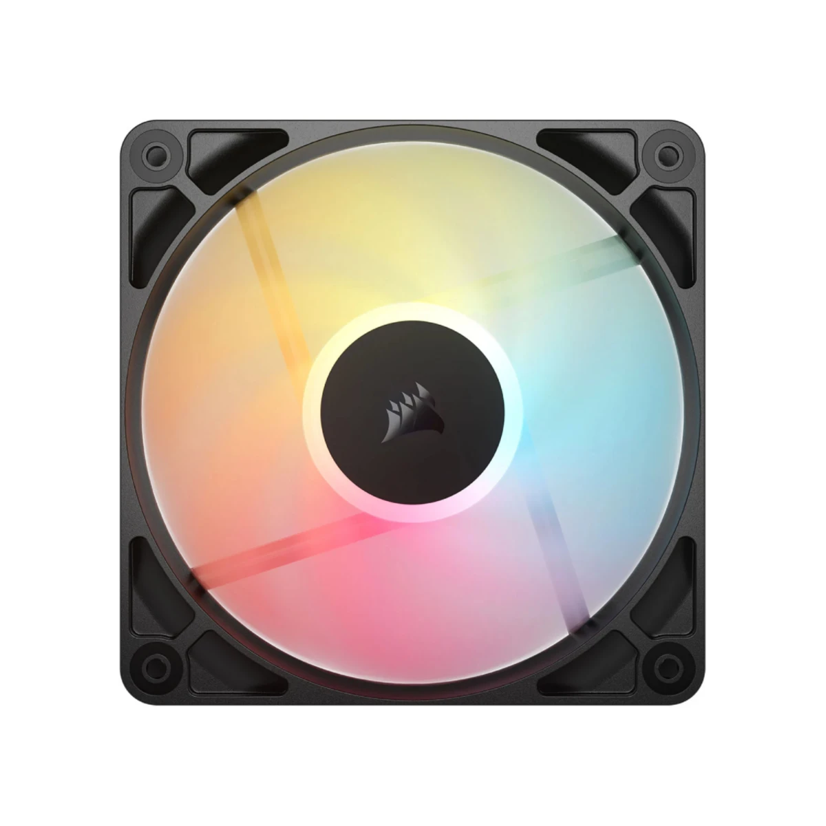 Corsair RS120-R ARGB 120mm PWM Reverse Triple Pack Fans - Black | CO-9050196-WW view 3