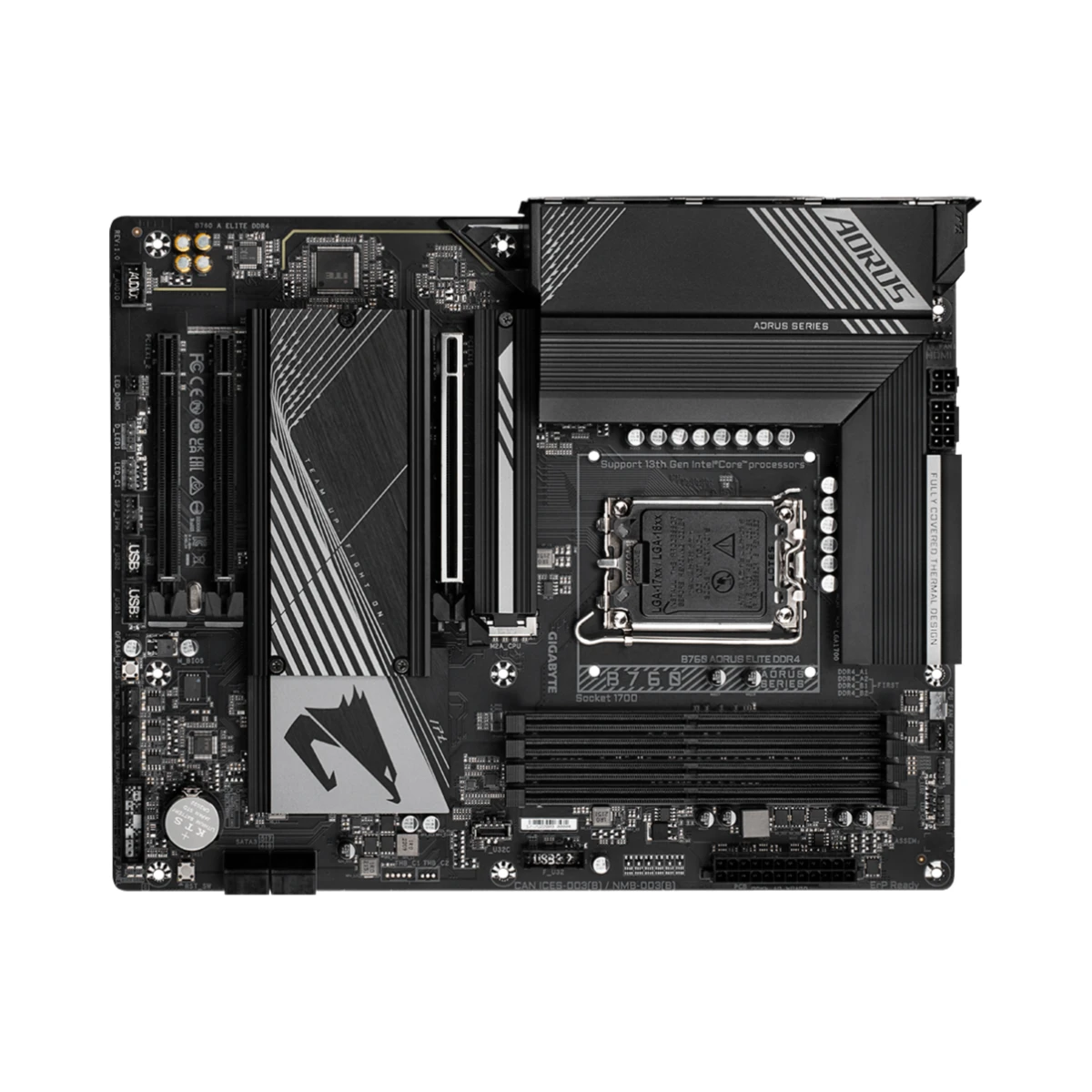 Gigabyte B760 AORUS Elite DDR4 ATX Gaming Motherboard Intel LGA 1700 - B760-AORUS-ELITE-DDR4 view 4