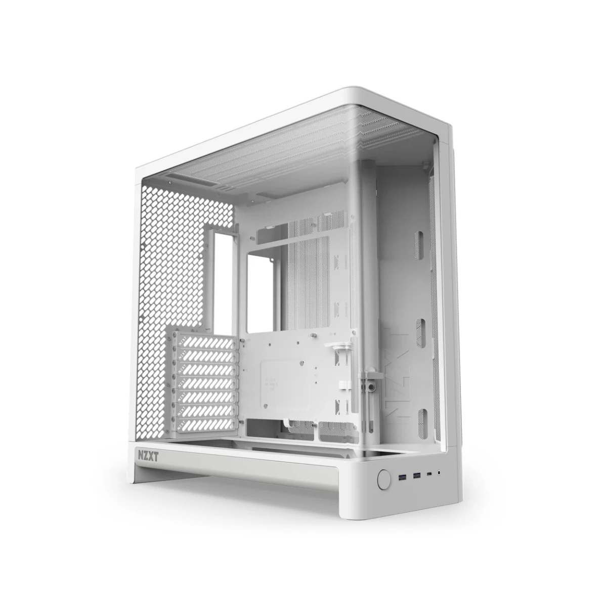NZXT H6 Compact Dual-Chamber Mid-Tower ATX Case - White | CC-H62FW-01 view 2